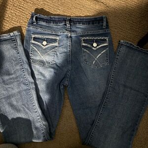 Women’s Low Rise Blue Jeans